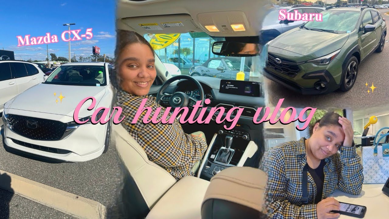 Car shopping vlog! New car tour 🔑💖