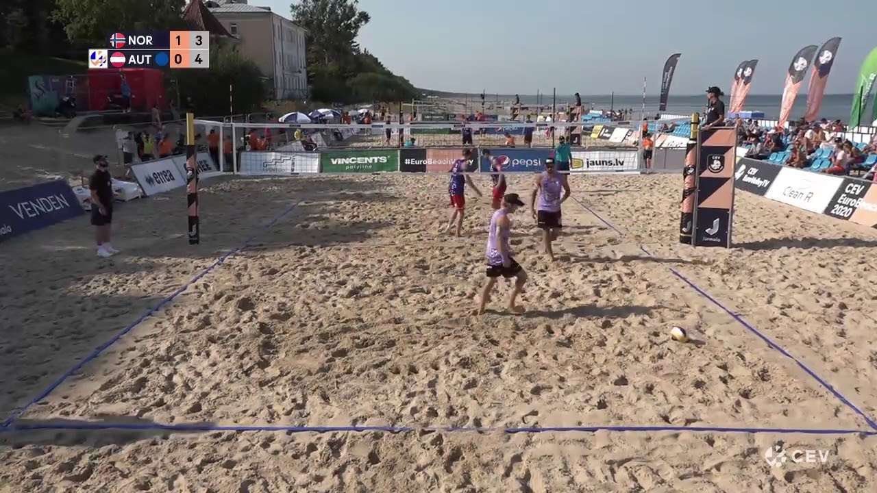Mol.A/Sørum (NOR) vs. Huber/Dressler (AUT) European Championships 2020 Pool Play