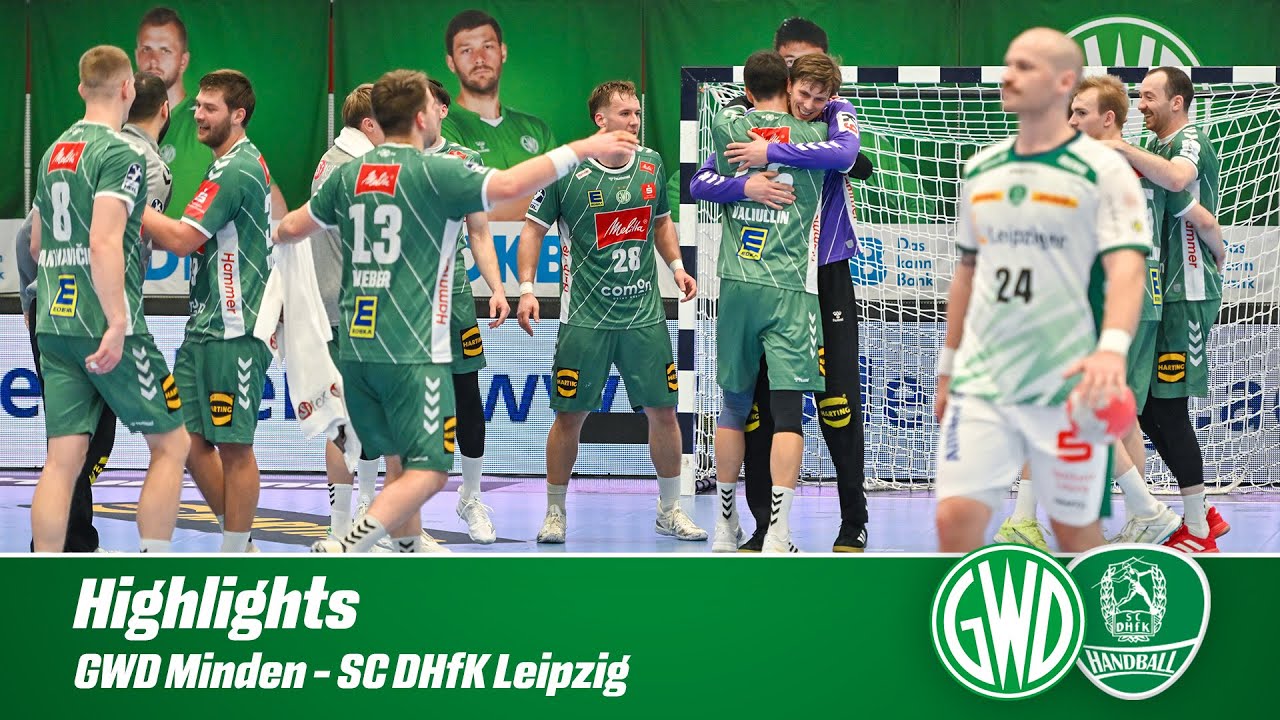 Highlights GWD Minden – SC DHfK Leipzig| DAIKIN Handball-Bundesliga | 12. Spieltag