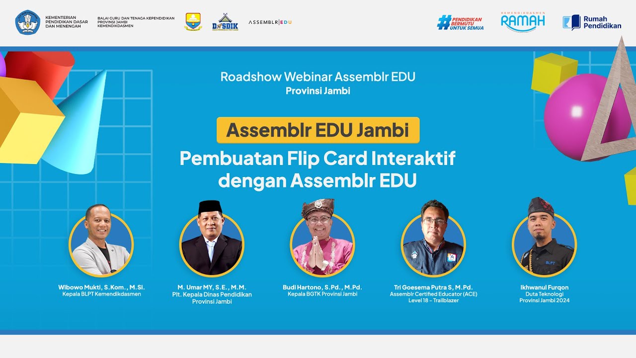 Assemblr EDU Jambi: Pelatihan Pembuatan Flip Card Interaktif dengan Assemblr EDU