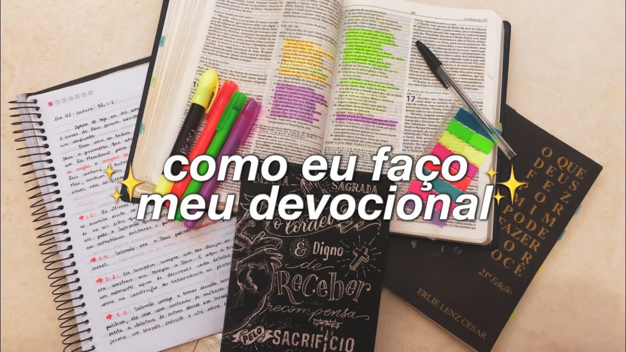 como eu faço meu DEVOCIONAL | dicas para ler a BÍBLIA! ✝️
