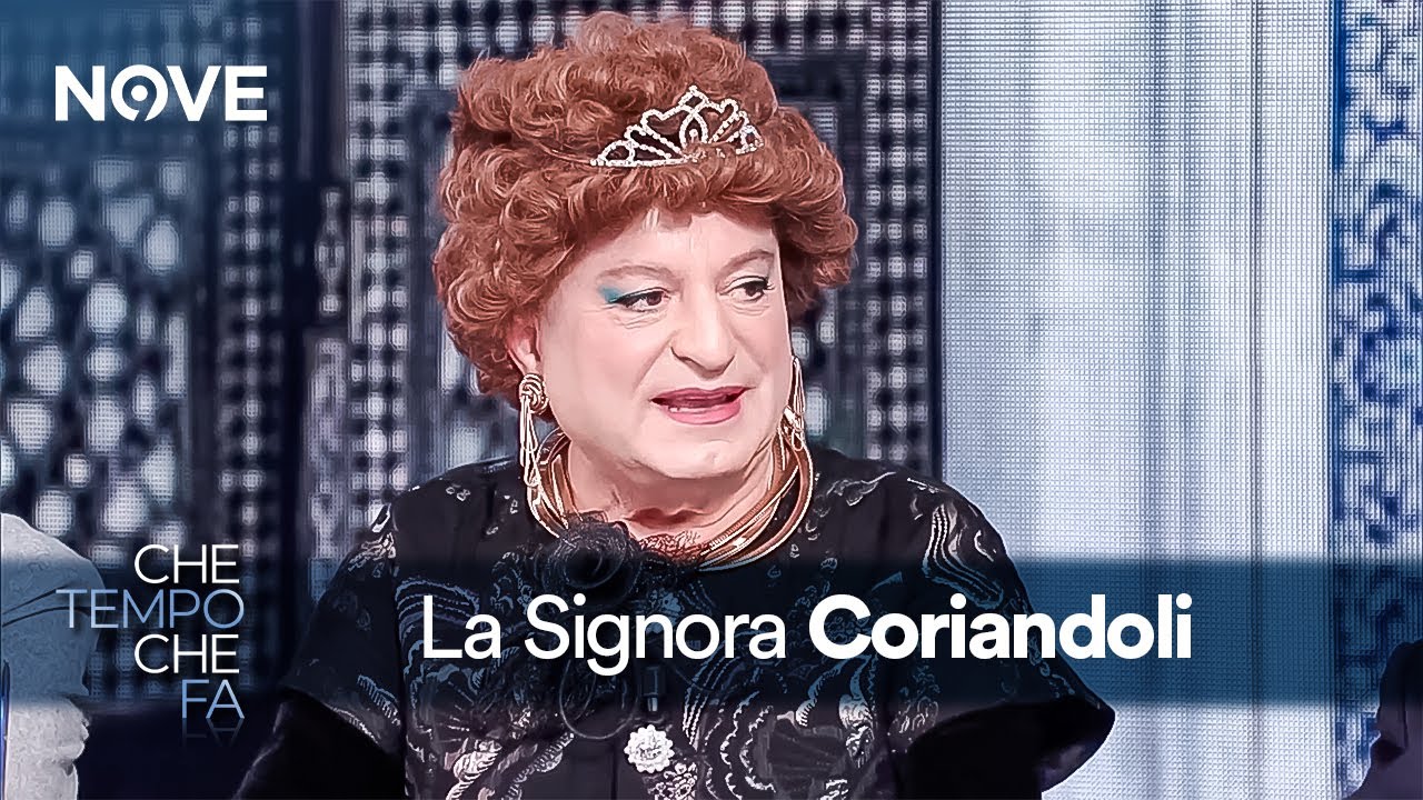 La Signora Coriandoli e la storia d'amore tra Gilda e Minosse | Che tempo che fa