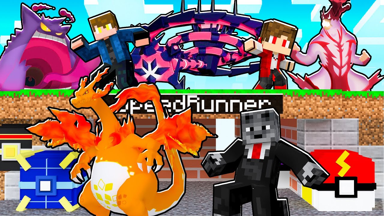 MINECRAFT PIXELMON MANHUNT mas SÓ VALE POKEMON GIGANTAMAX (1 SPEEDRUNNER vs 2 CAÇADORES)