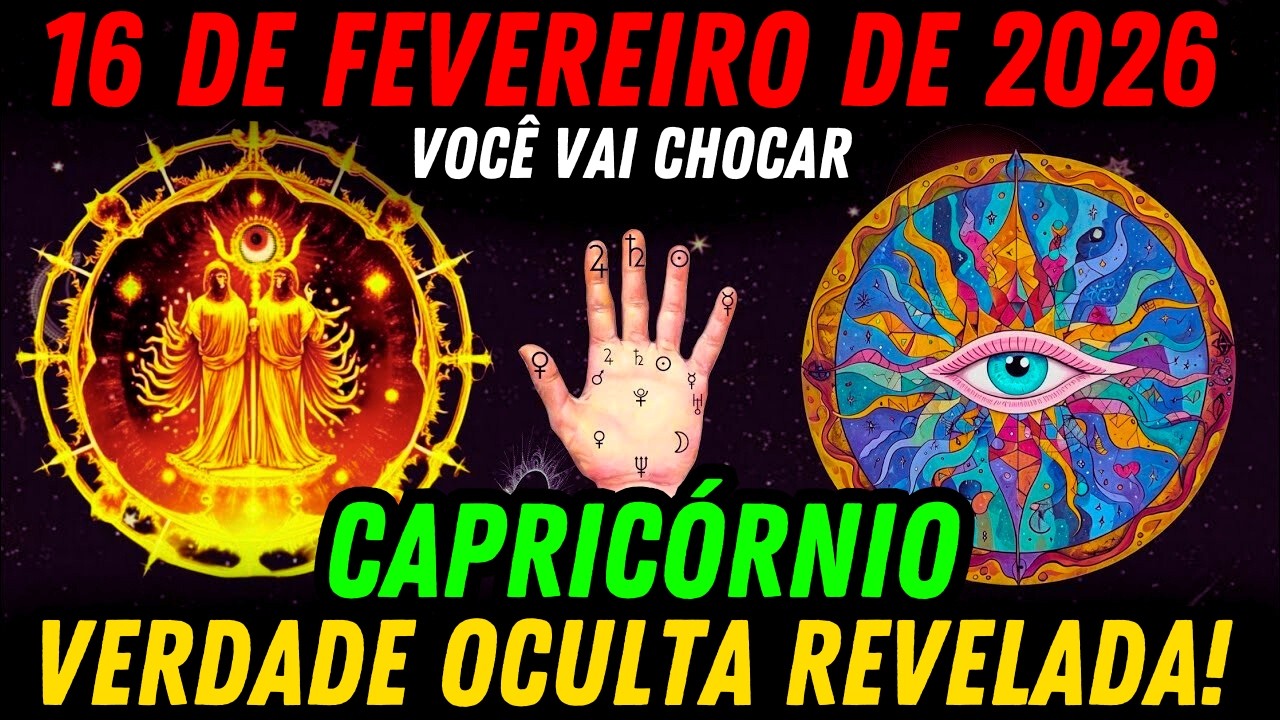 Capricórnio ♑ 16 de fevereiro de 2026 | O Mistério Oculto Que Muda Seu Destino ✨
