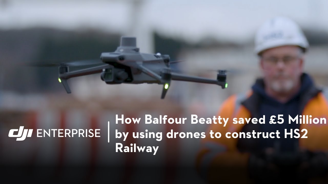 Saving &pound;5 Million on Britain's New High Speed Railway with DJI Mavic 3 Enterprise