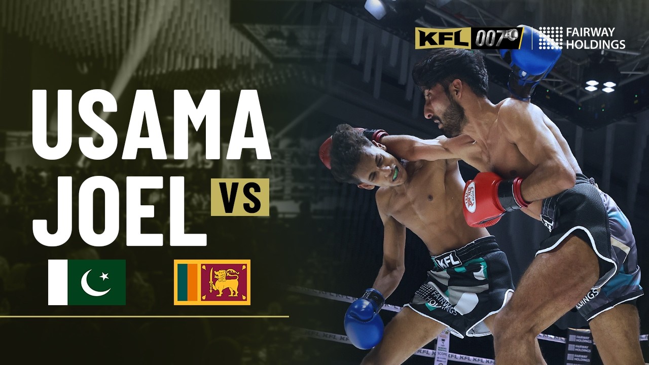 Joel jayasooriya 🇱🇰 vs Muhammad Usama 🇵🇰 | Full Fight  #KFL007