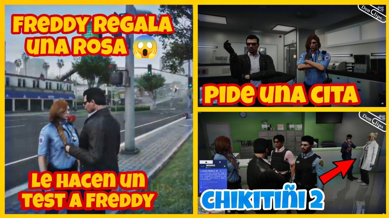 FREDDY REGALA UNA ROSA Y PIDE UNA CITA 😱 LE HACEN UN TEST A FREDDY EL CHAT AYUDA 🤣 , CHIKITIÑI 2