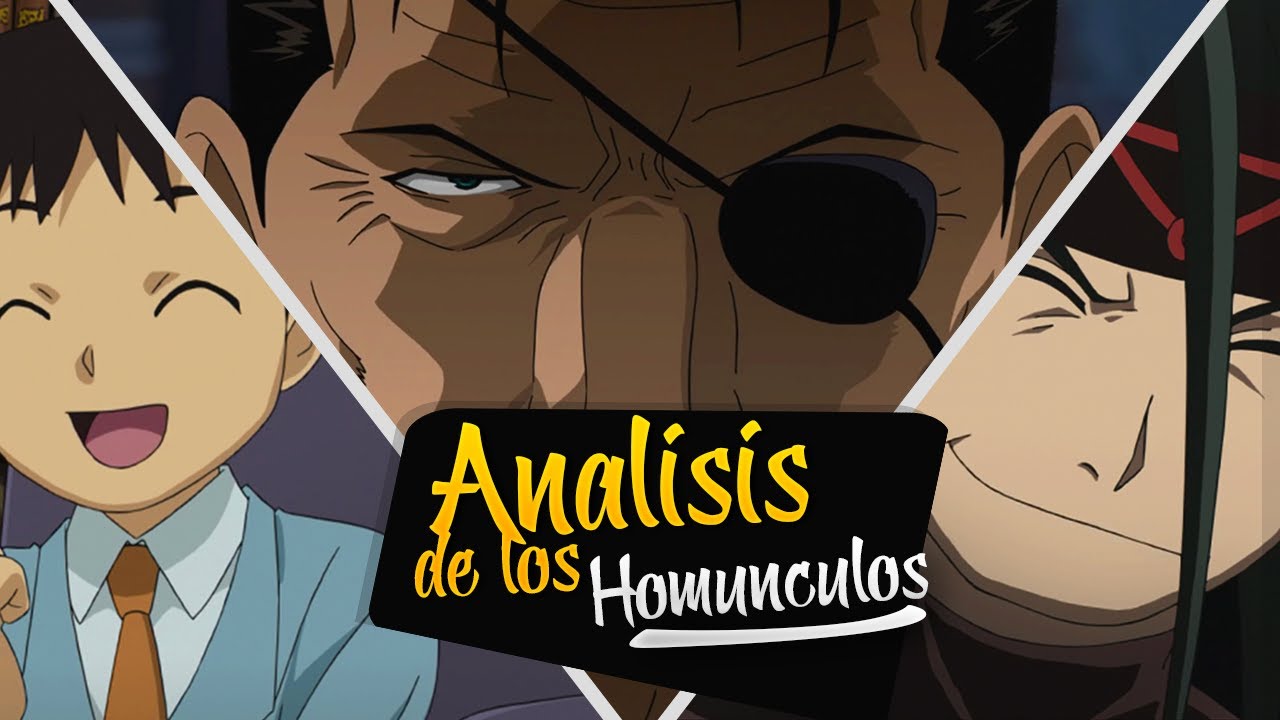 HOMÚNCULOS en FULLMETAL ALCHEMIST / Análisis de Wrath, Envy y Pride