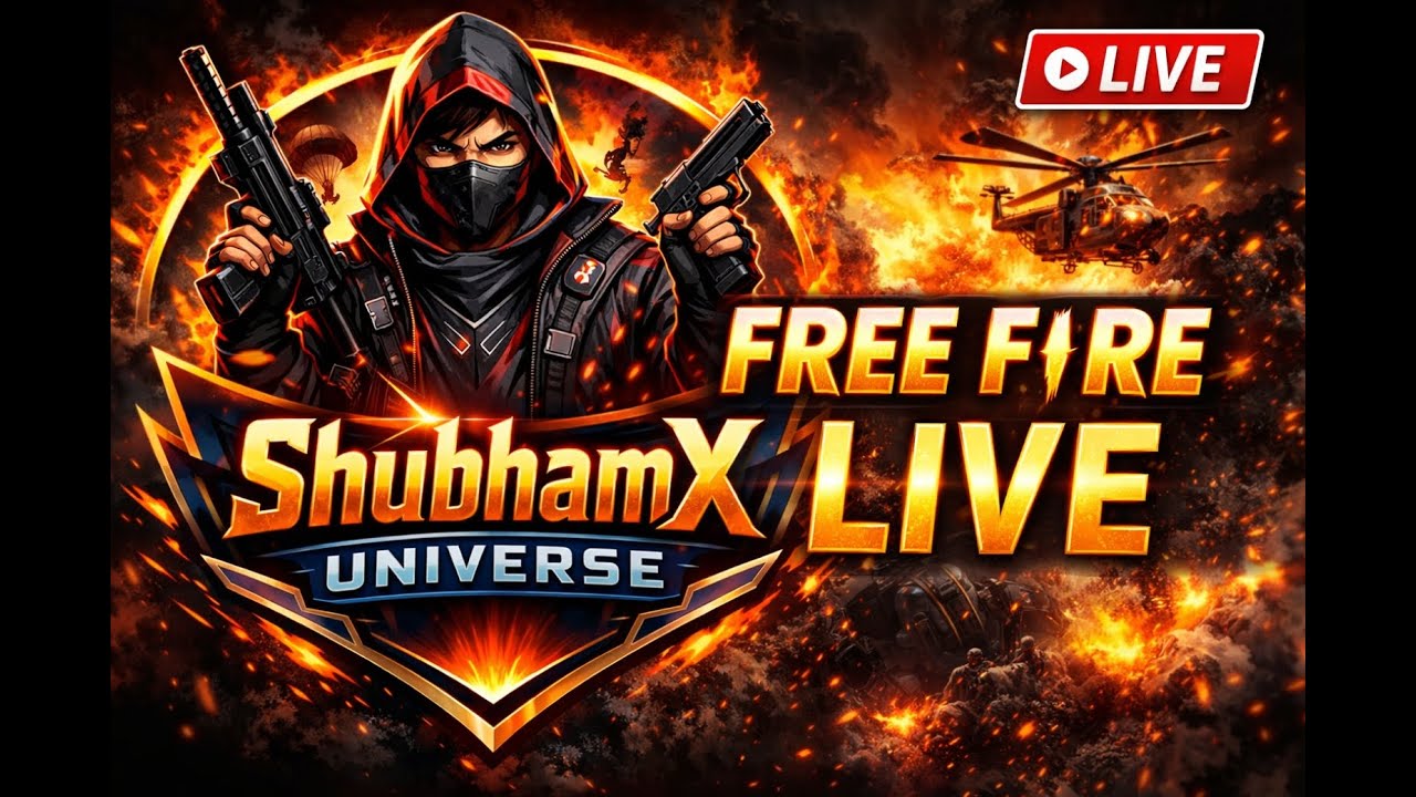 Free Fire Max Live 🛑 ShubhamX Universe