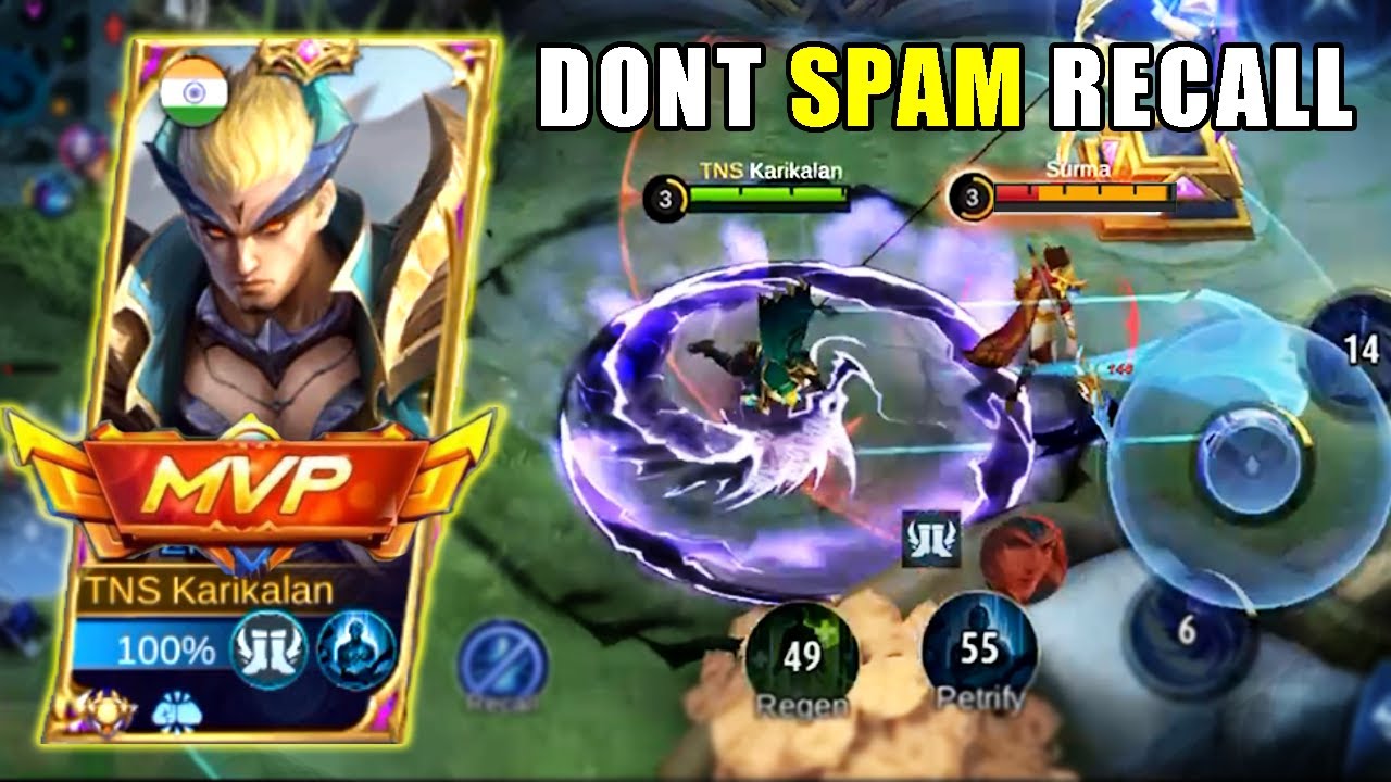 Please Don't  SPAM RECALL in front of Yu Zhong 😈 | Yu Zhong best build 2023 - mlbb