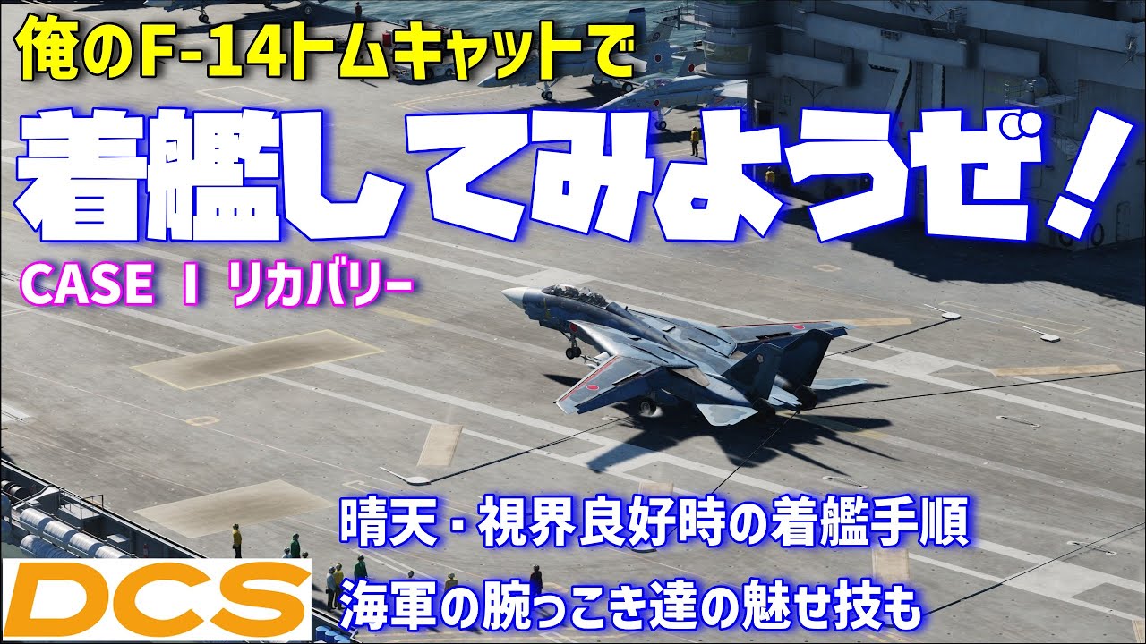 俺のF-14トムキャットで着艦してみようぜ！ | Heatblur F-14 | 飛行技術 | DCS World