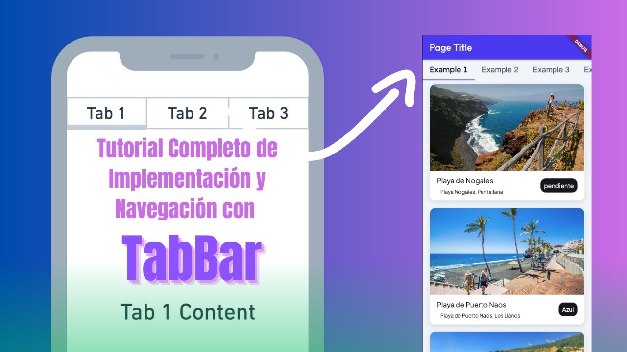 Tutorial Completo de Implementación y Navegación con TabBar en Flutterflow