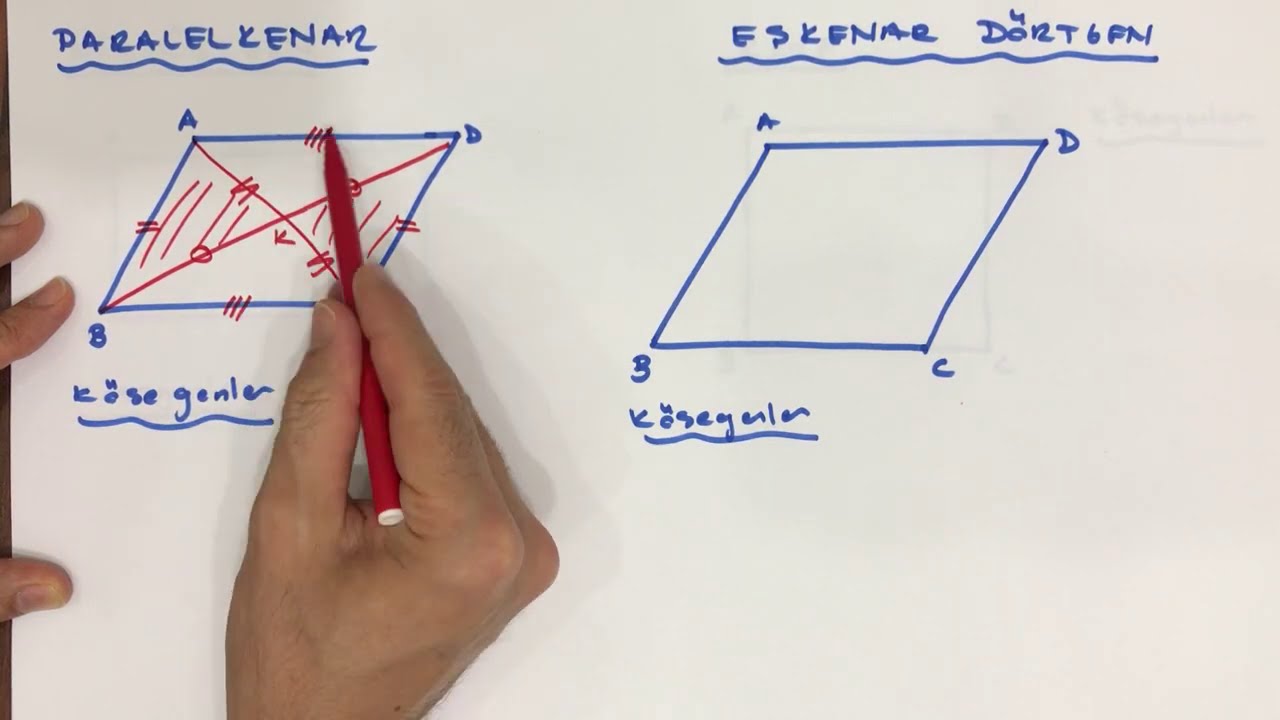 DÖRTGENLER -  13 (Dörtgende köşegenler)
