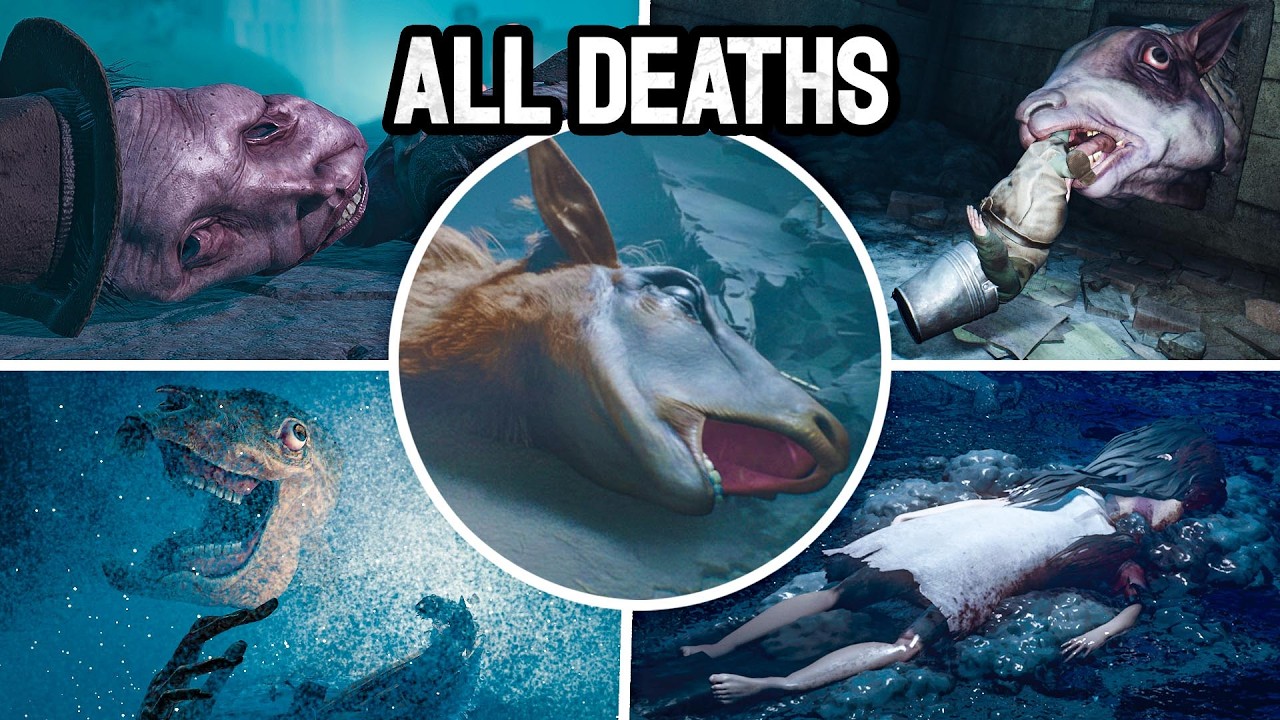 All DEATHS in REANIMAL (Sniffer, Mother, The Lamb) | Reanimal [FULL GAME] Showcase