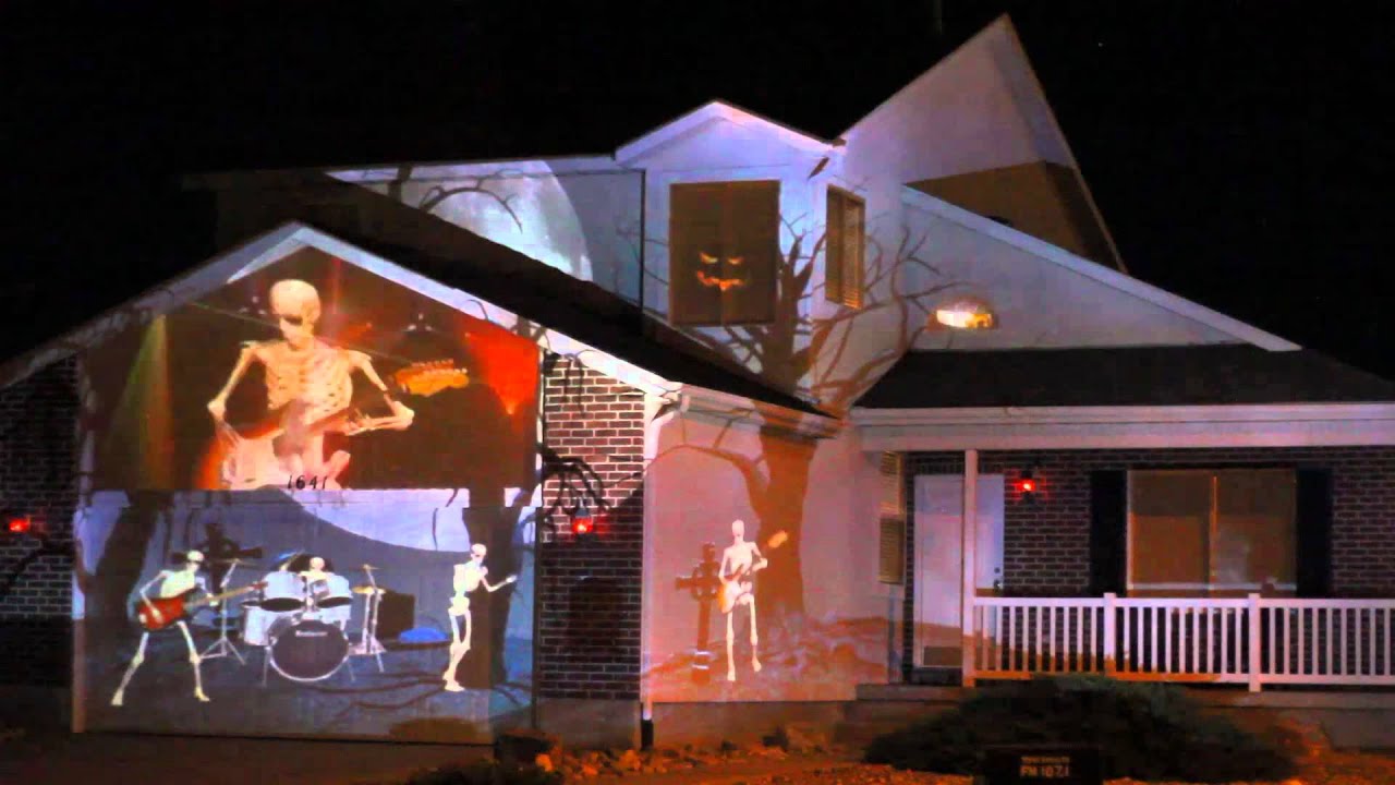 2014 Halloween House Projection Live