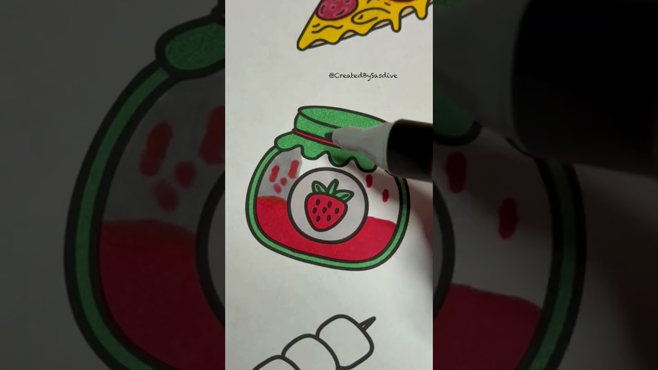 Oddly Satisfying ASMR Coloring | #relaxing #oddlysatisfying #satisfying #coloring #asmrsounds #color