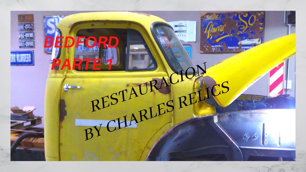 BEDFORD MODELO 62 ARRANCANDO EL PROYECTO DE RESTAURACI&Oacute;N bedford truck restoration year 1962 PARTE 1