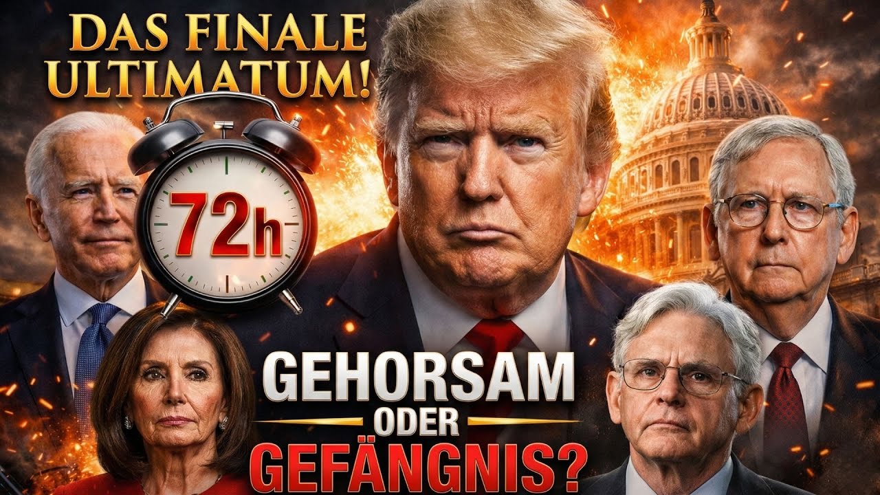 VOR 3 MINUTEN: Washington im CHAOS – Kongress setzt Frist, Trump am Abgrund!