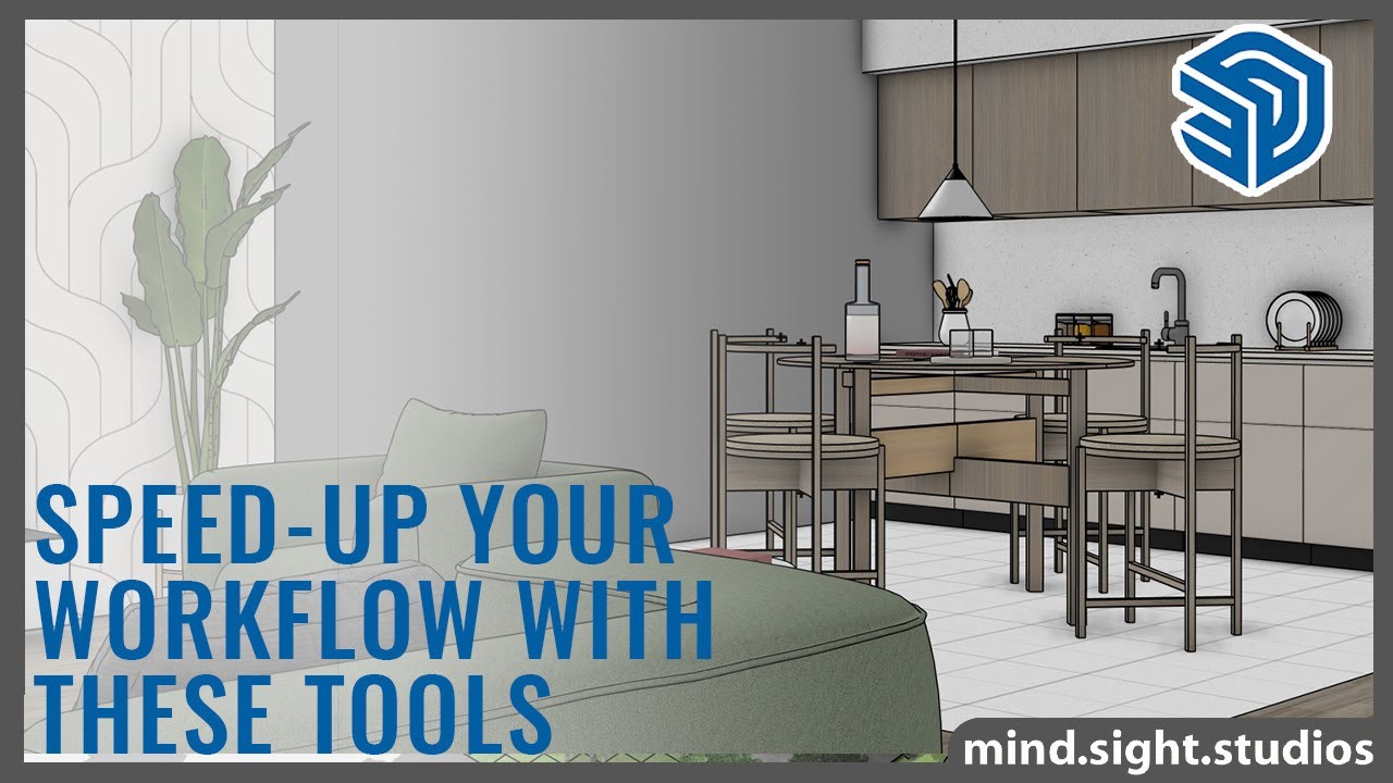 5 инструментов SketchUp, которые ускоряют процесс моделирования
