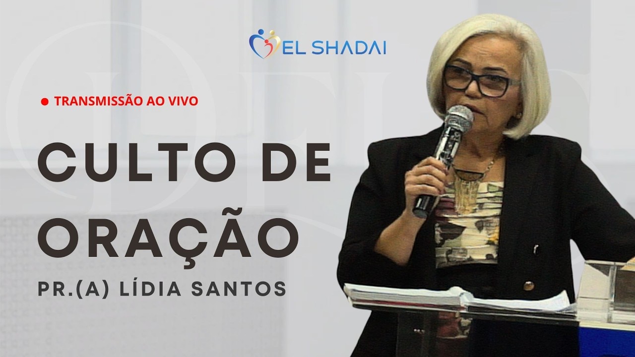 Campanha de oração | Pra. Lídia Santos | 02/03/2026, às 19h45.