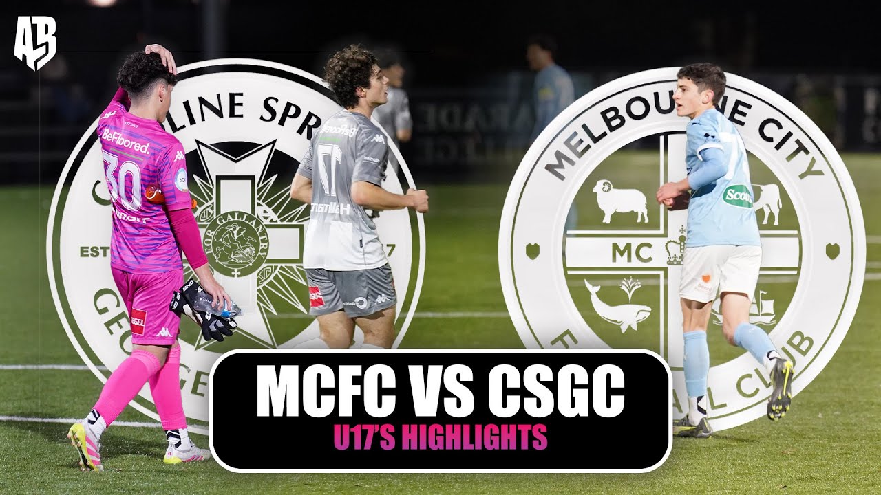 U17s MELBOURNE CITY VS CAROLINE SPRINGS NPL1