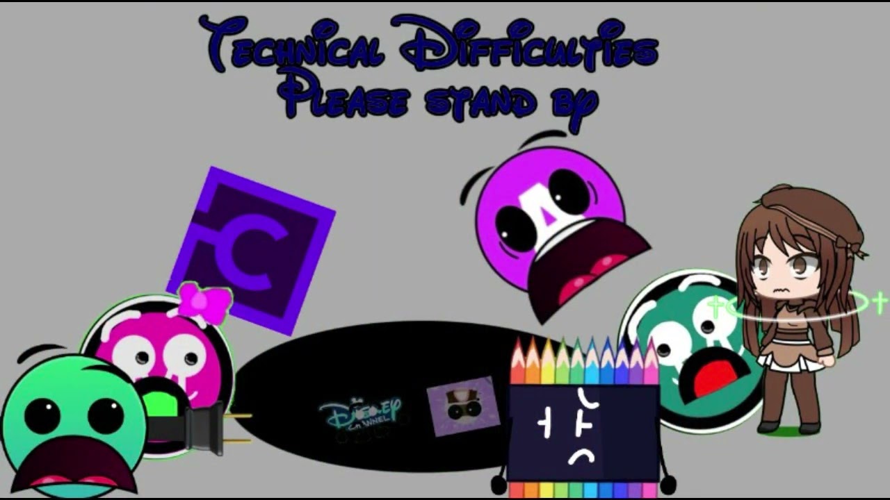My technical difficulties screen 