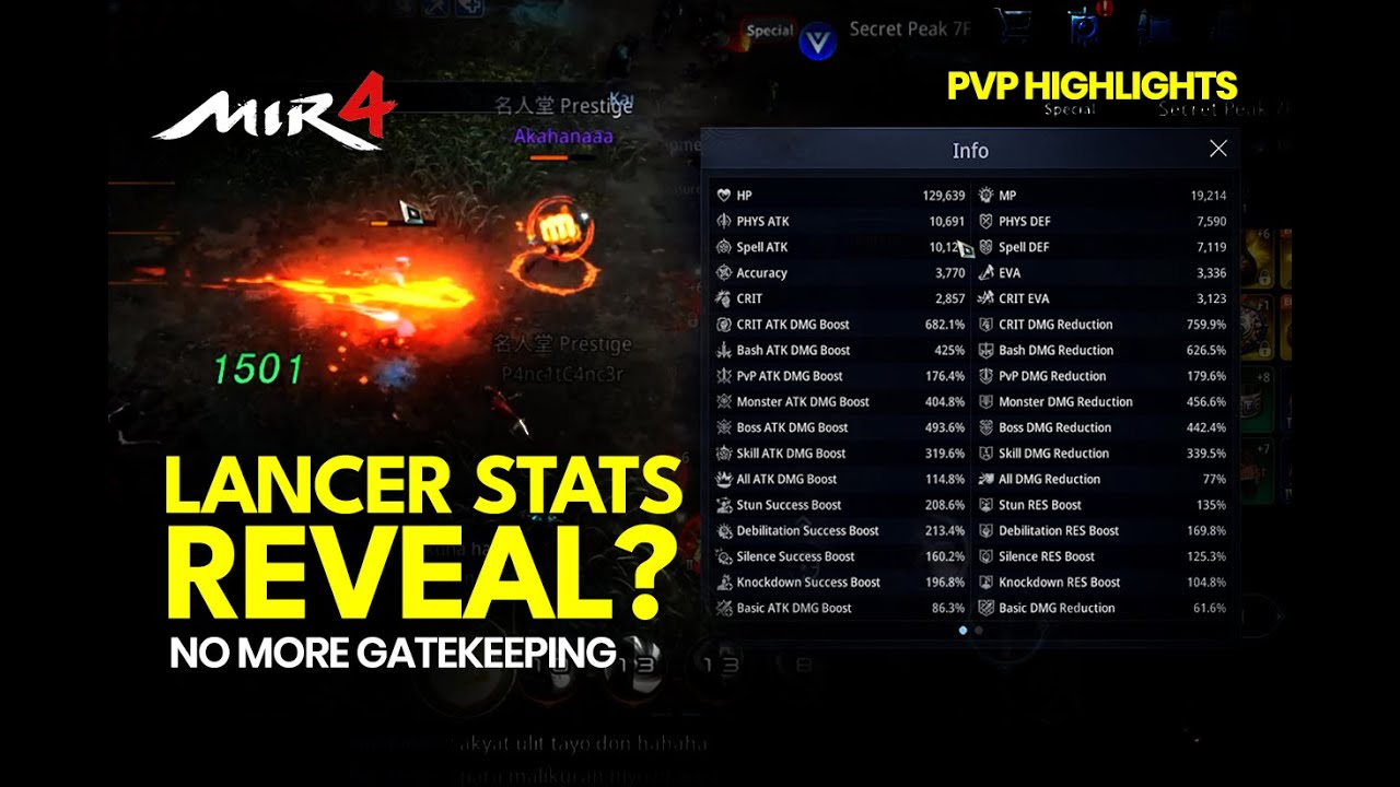 MIR4 GUIDE - ELSA BUILD STATS REVEAL!