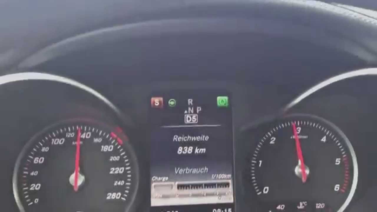 Mercedes W205 220 CDI Distronic Schaltverhalten im Sport-Modus