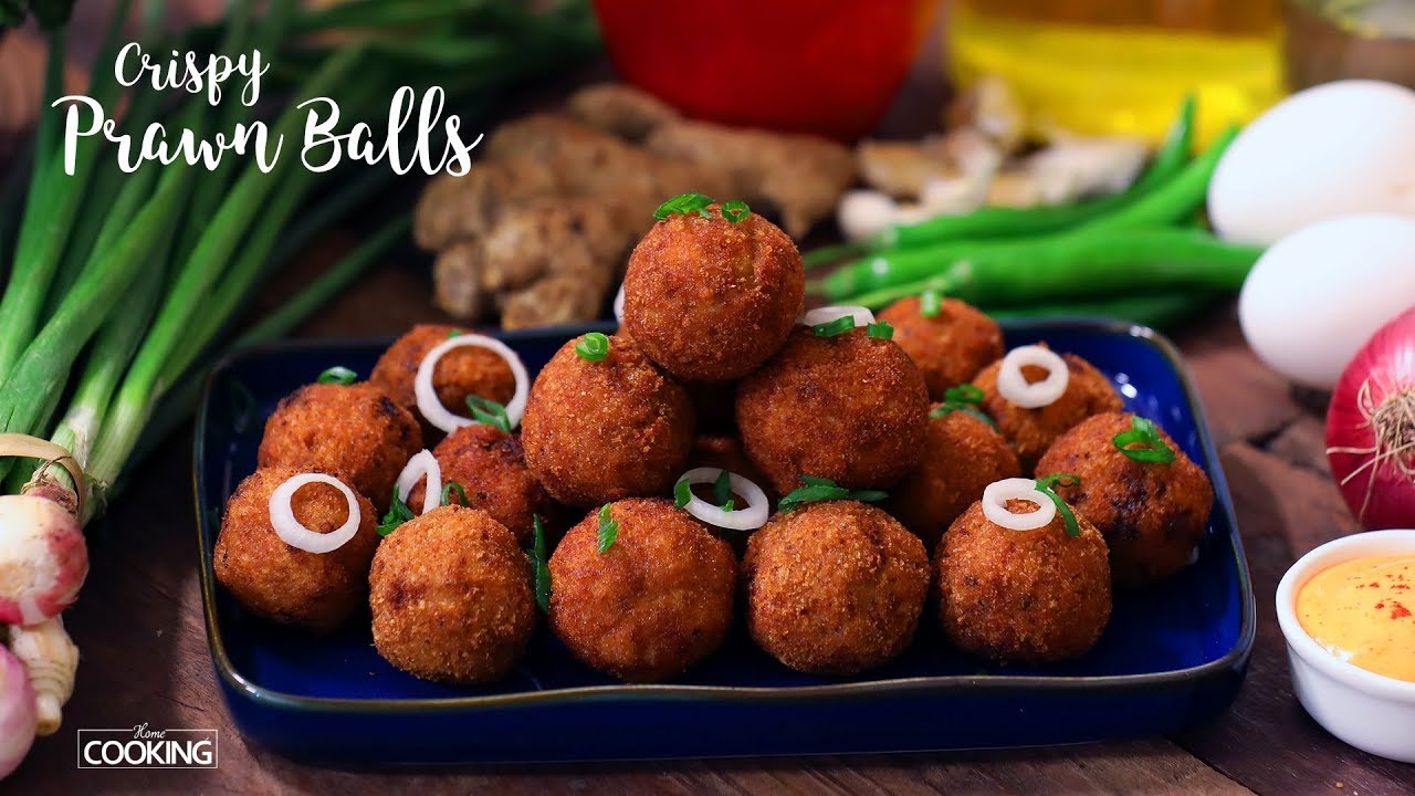 Crispy Prawn Balls | Fried Shrimp Balls Recipe | Prawn Recipes | Seafood Recipe