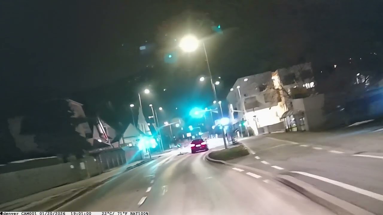 Kameratest Nachtfahrt Denver WCT-8016 Wildcam 2025