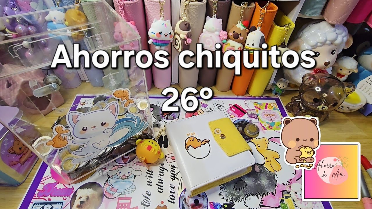 AHORROS CHIQUITOS 26°, 2026🪙🍀🪙🌸💖 #retosdeahorro #ahorrochallenge #sistemadesobres 