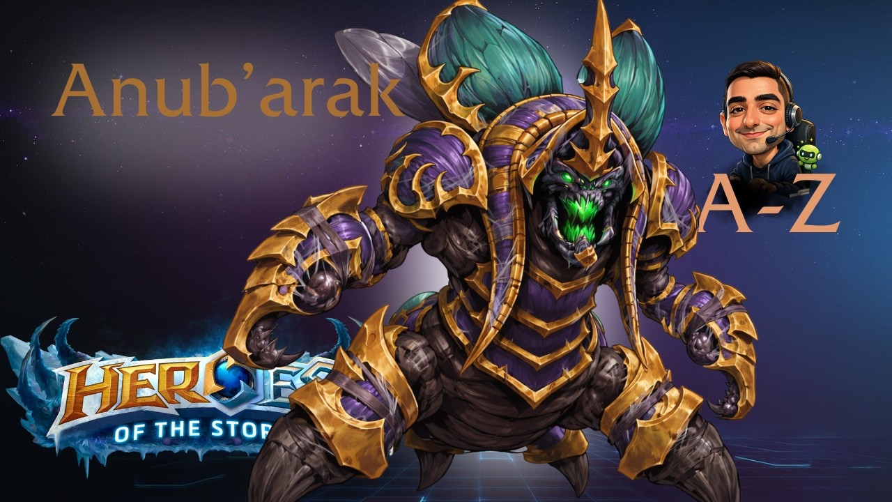 Heroes of the Storm de A-Z - ANUB'ARAK GAMEPLAY (QUER ENTREGAR?)