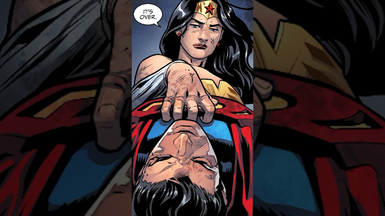 Injustice Wonder Woman MANHANDLED Superman! #shorts