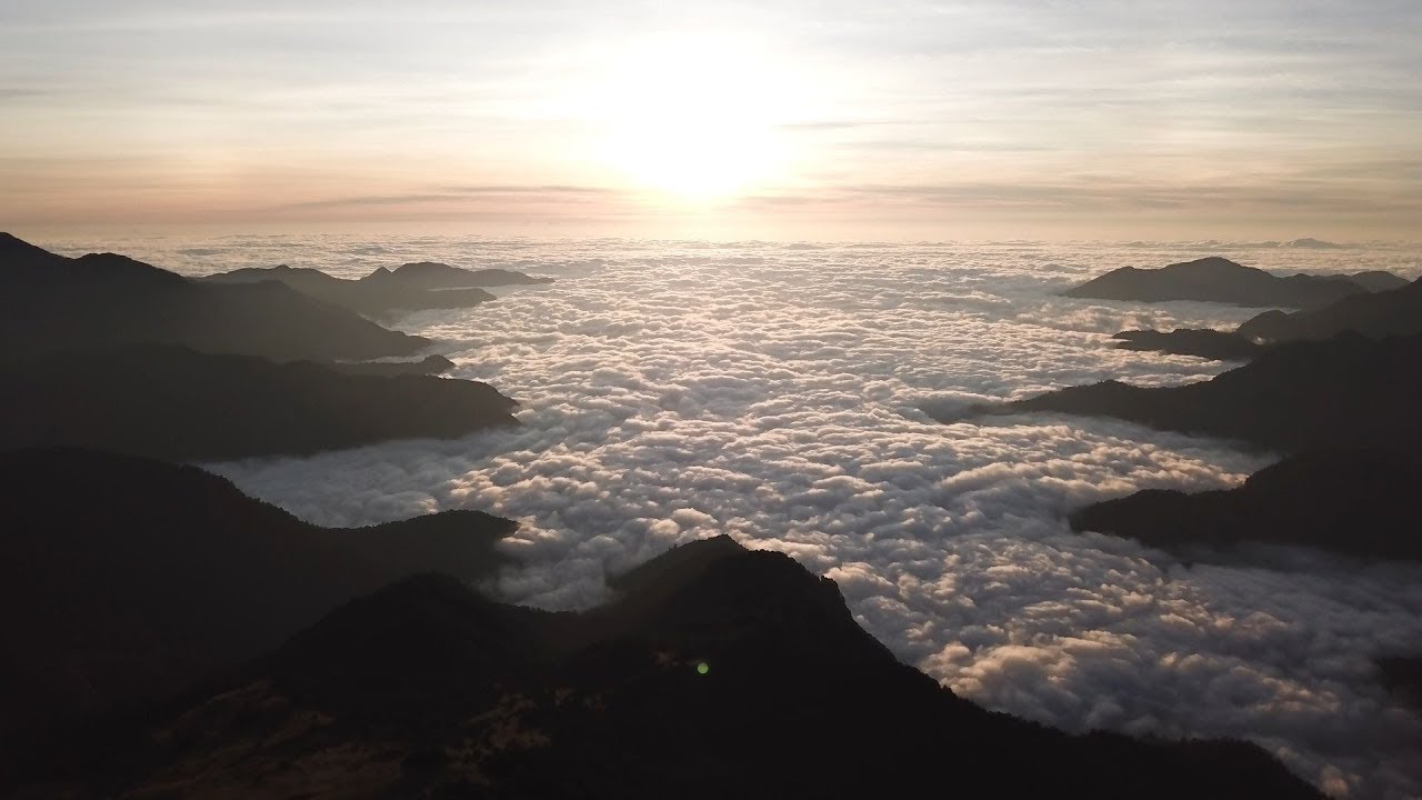 DJI MAVIC 4K 空拍 台灣 南投 奇萊南峰 南華山 光被八表 Taiwan Aerial Drone Video Nantou Chilai South Peak Nan Hua Mount