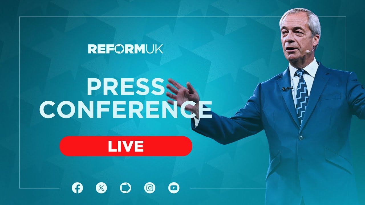 LIVE: A special announcement from Reform UK. 🇬🇧