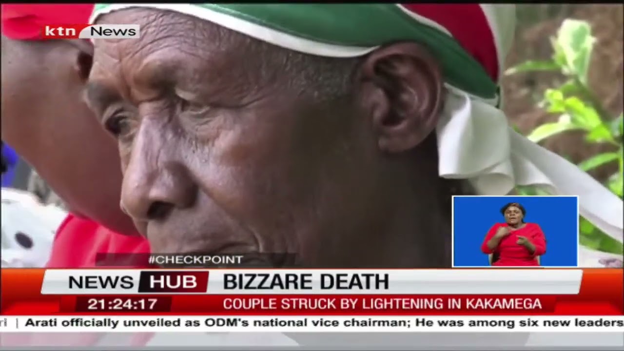 Bizarre death: Family in Malava mourns after couple were struck by lightning during prayers