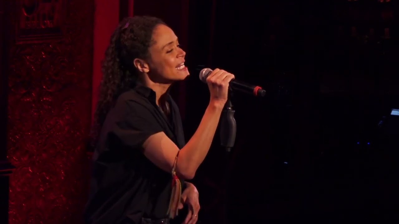Amber Gray sings 