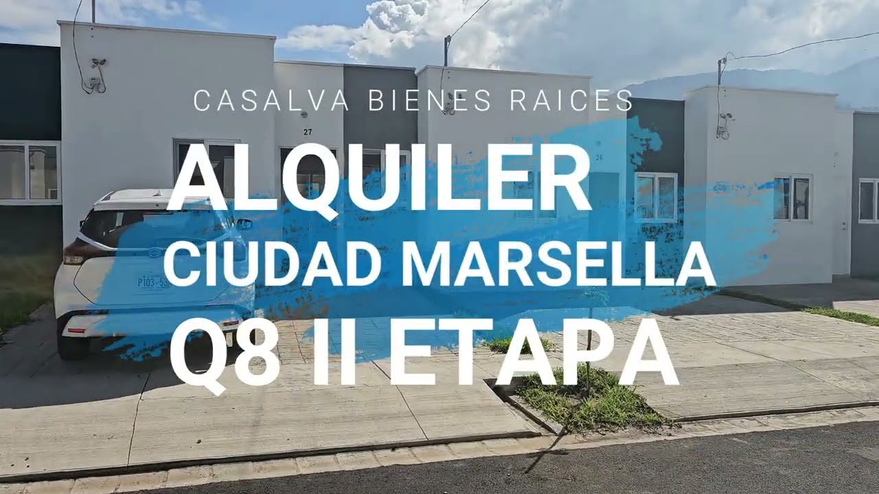 ALQUILER CIUDAD MARSELLA QUARTIER 8 SEGUNDA ETAPA
