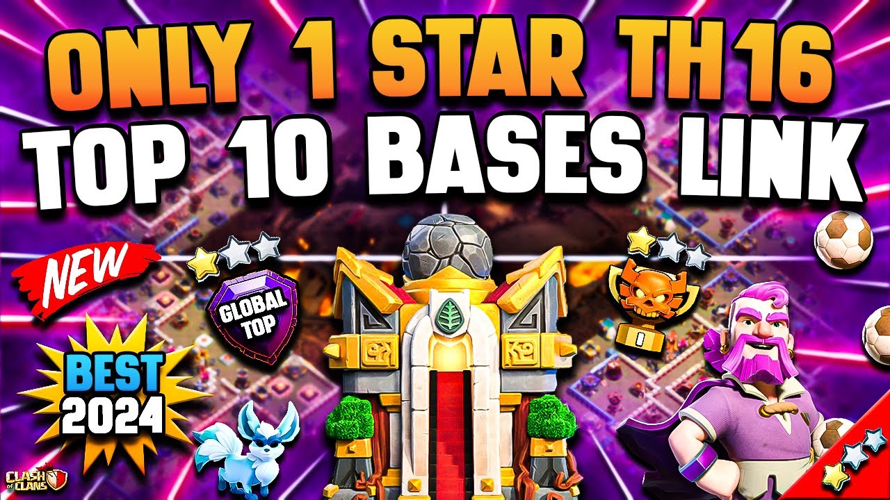 Top 10 Unbeatable TH16 War Bases Link | Best TH16 Base (Town Hall 16) | Only 1 Star Th16 Legend Base