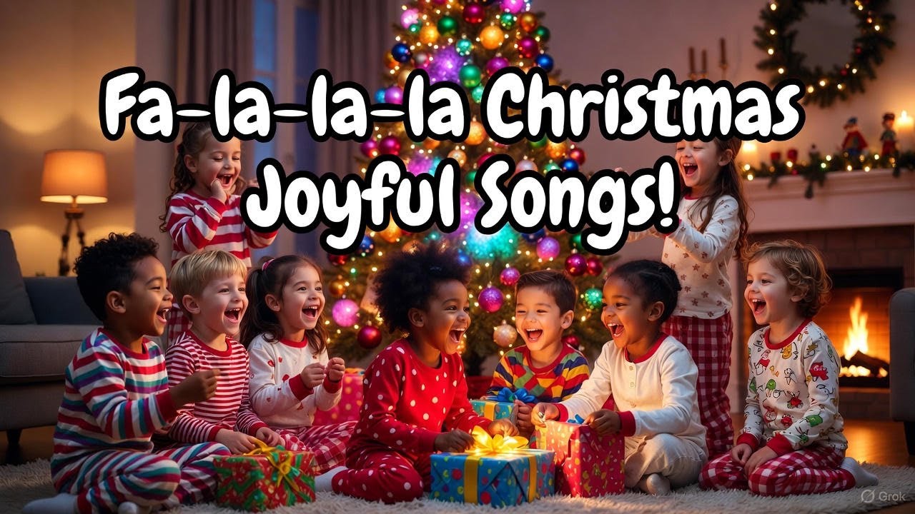 Наполни ночь звёздами 🎄 | Рождественская песня «Фа-ля-ля-ля» для детей