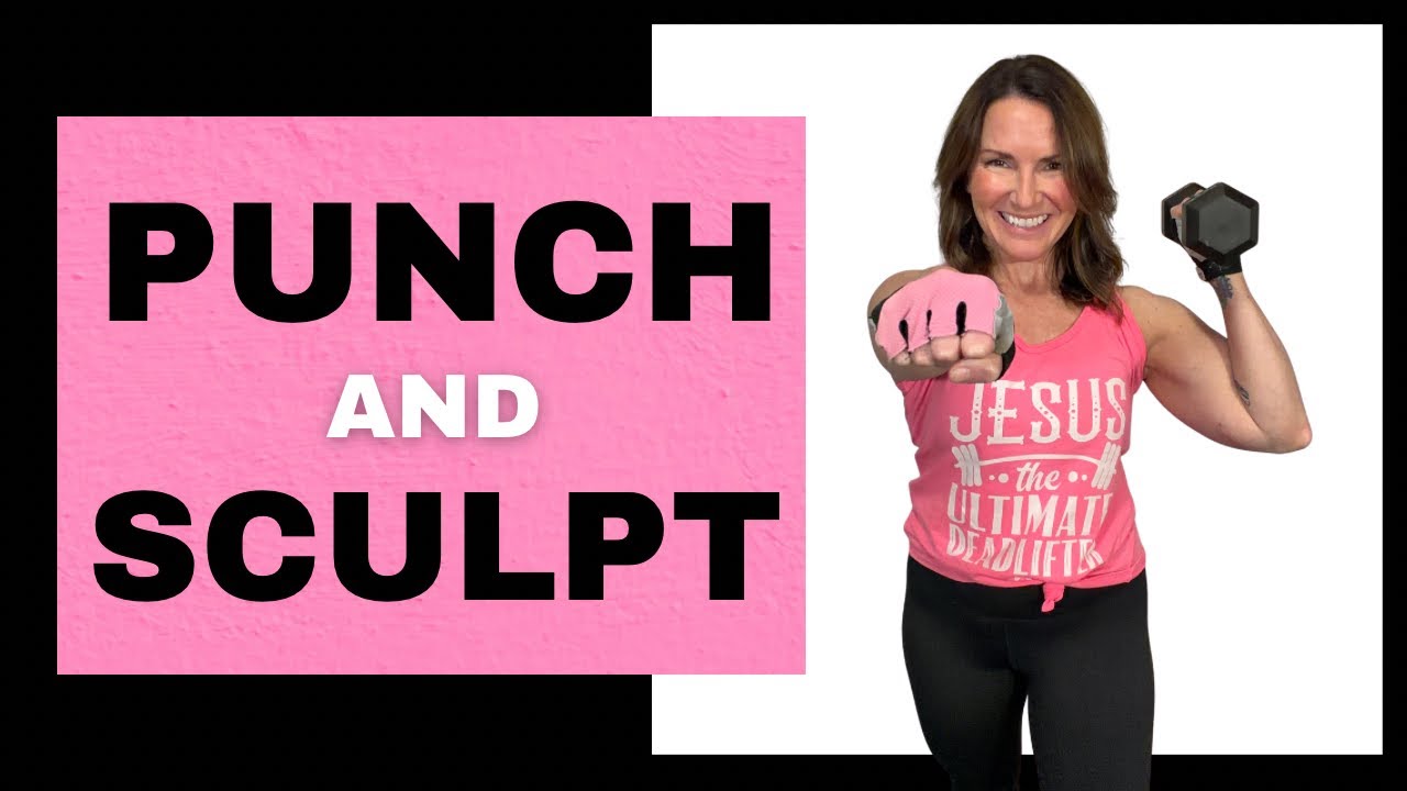 30-Min Kickboxing & Dumbbell Workout 🔥 Fat-Burning Cardio + Core Sculpt