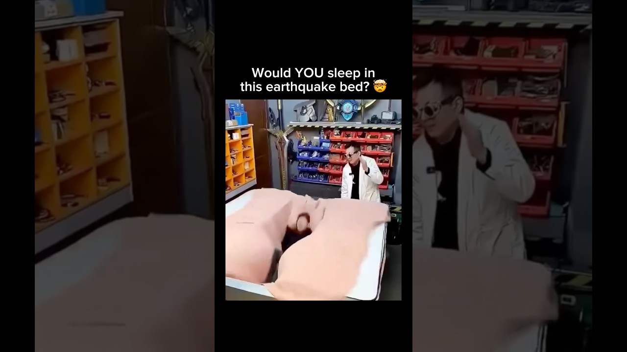 This Bed Can Sense An Earthquake And Transforms Into A Life-saving Survival Capsule In Seconds 🤯