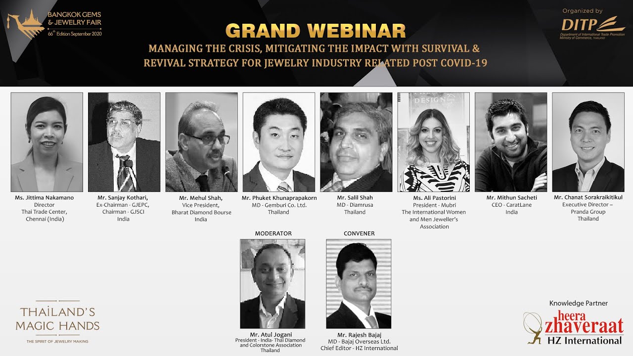 Thailand India GJ Industry Webinar | Jitima Nakamano | Ali Pastaroni | Mithun Sacheti | Atul Jogani