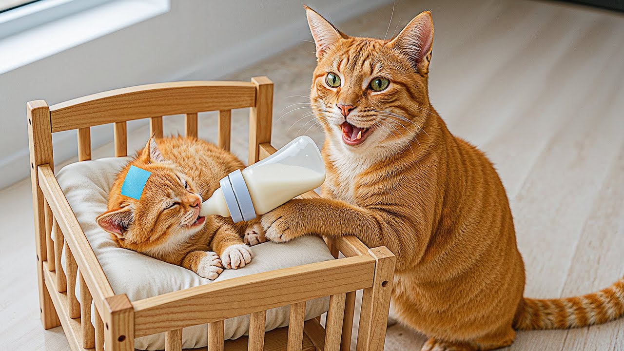 Kitten Gets Sick After Helping Mama Cat Harvest Carrots 🥕 Mama Buys Medicine & Cooks Delicious Meals