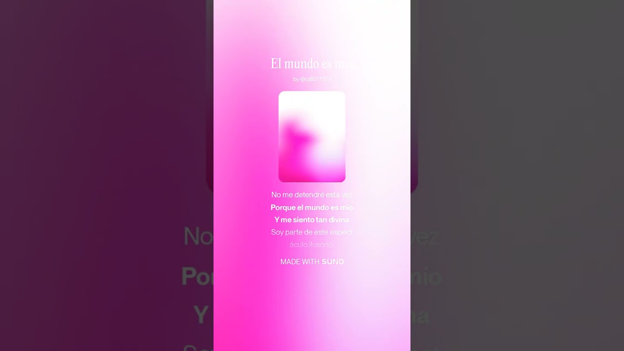 El mundo es mío