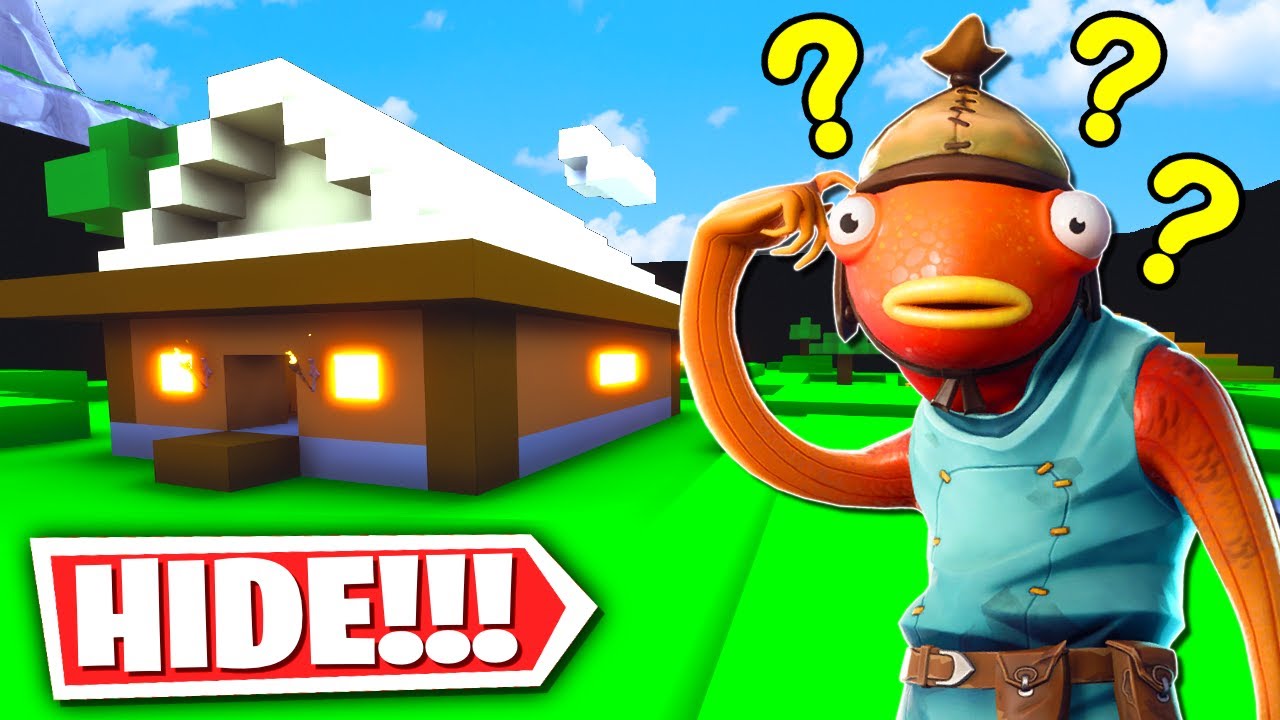 Fortnite Hide and Seek Secret Minecraft Map! (Fortnite Creative Mode)