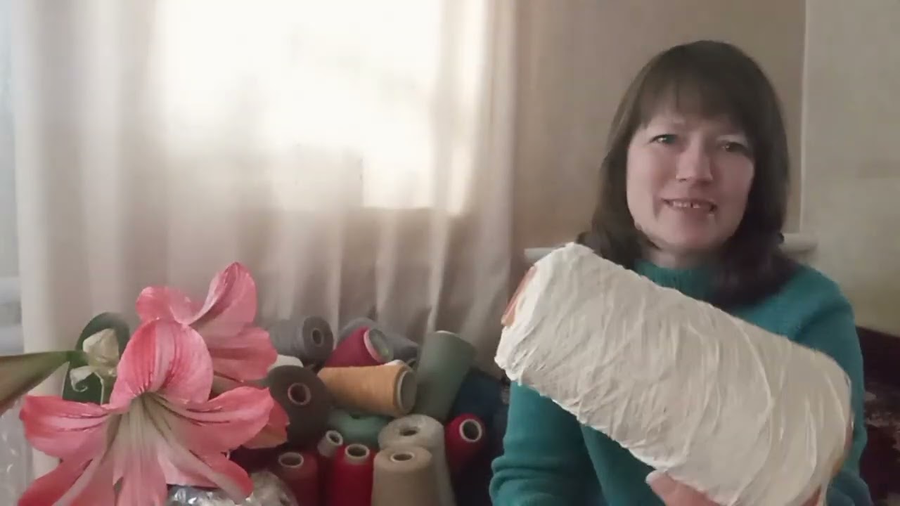 В'язання,запас бобінної пряжі друга частина ❤❤