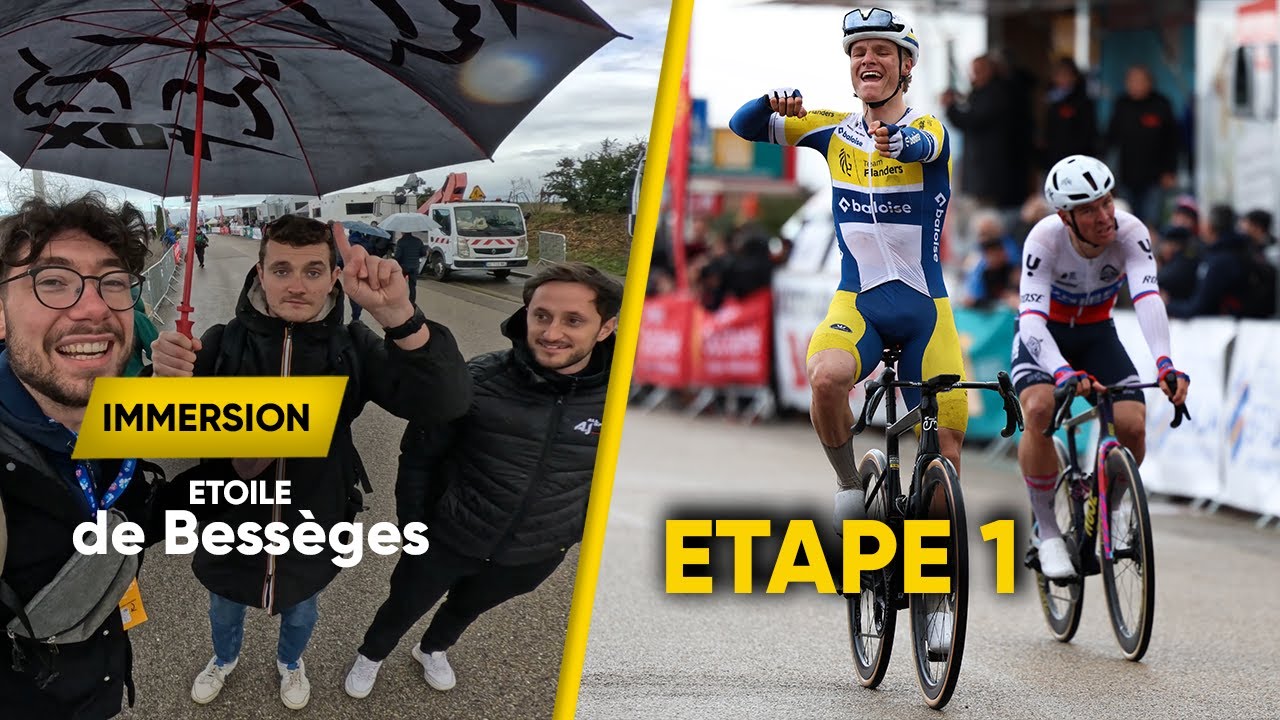 Immersion sur l'étape 1 de l'Etoile de Bessèges 2026🚴‍♂️