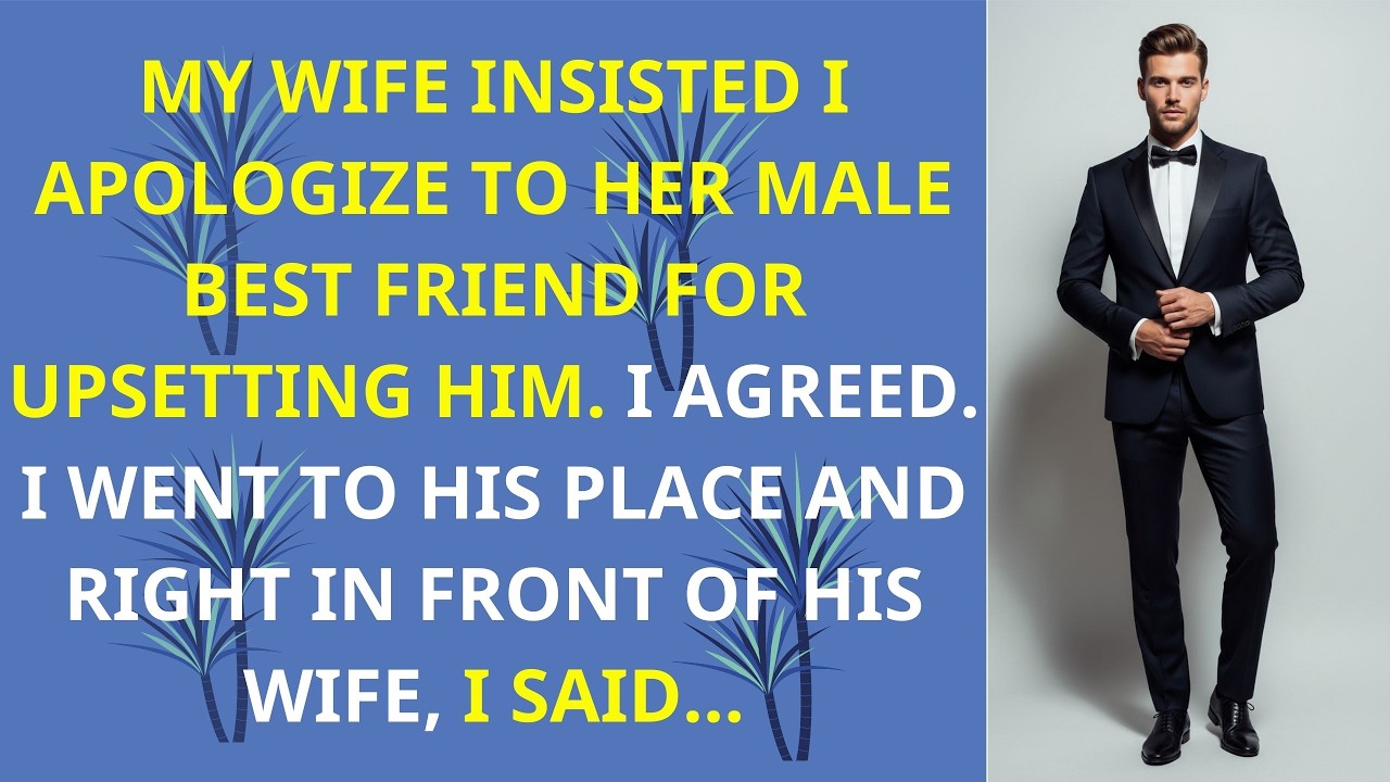 My Wife Insisted I Apologize To Her Male Best Friend For Upsetting Him   Betrayal Reddit Story