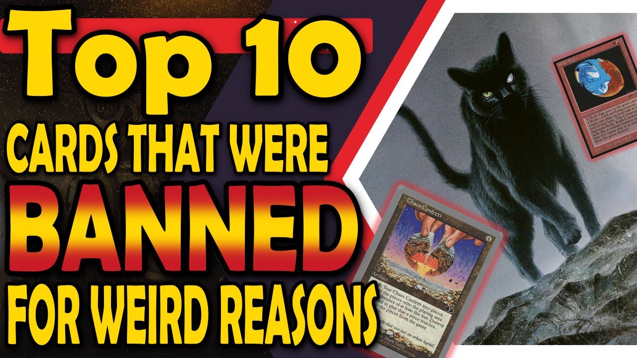Top 10 Cards That Were Banned (Or Restricted) For Weird Reasons in MTG